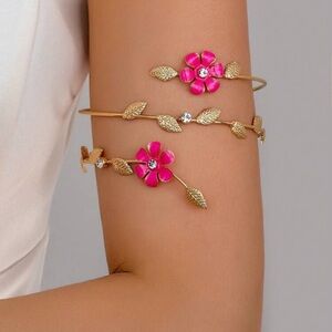 1pc Women Leaf Multi-Color Arm Band,